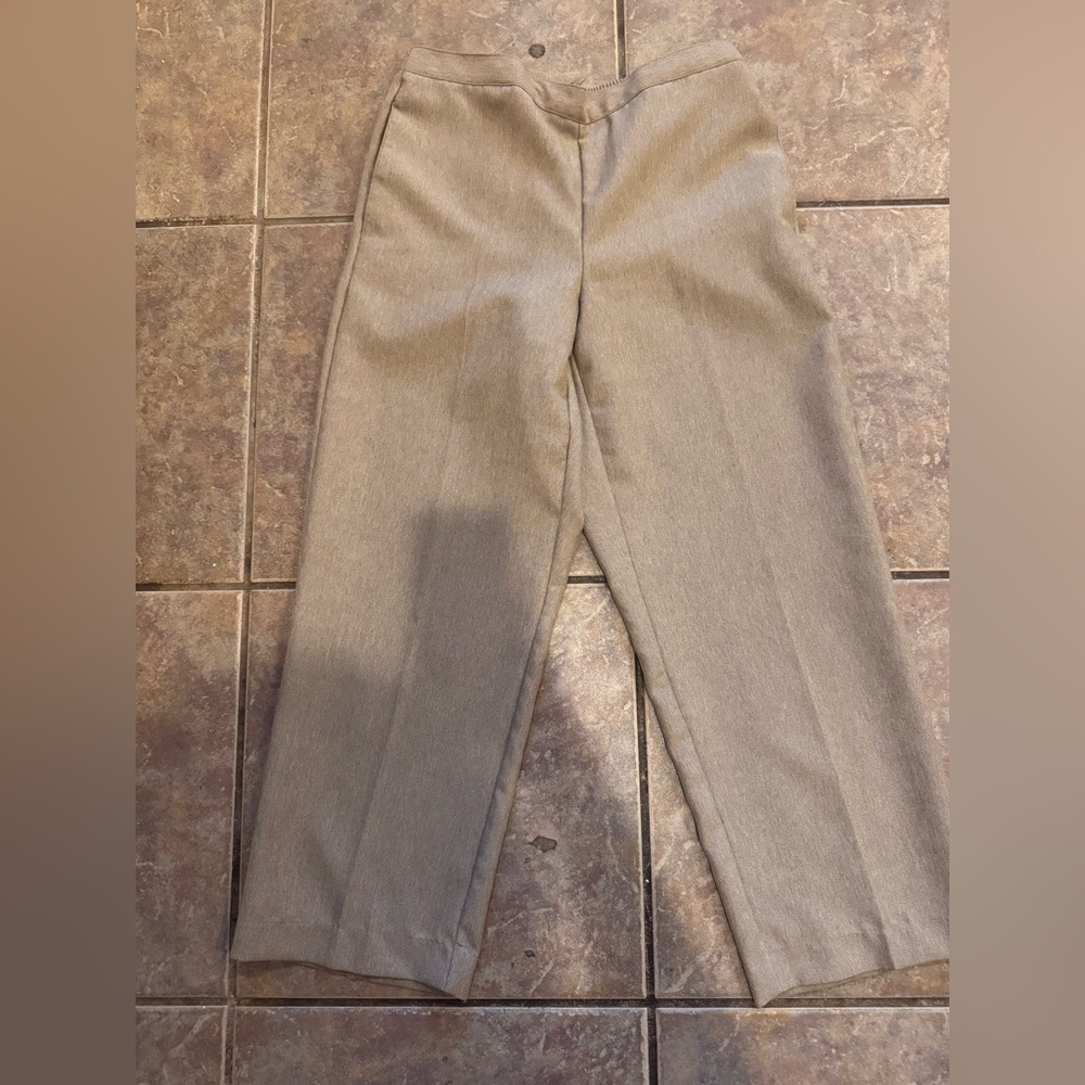 Alfred Dunner Tan Trousers